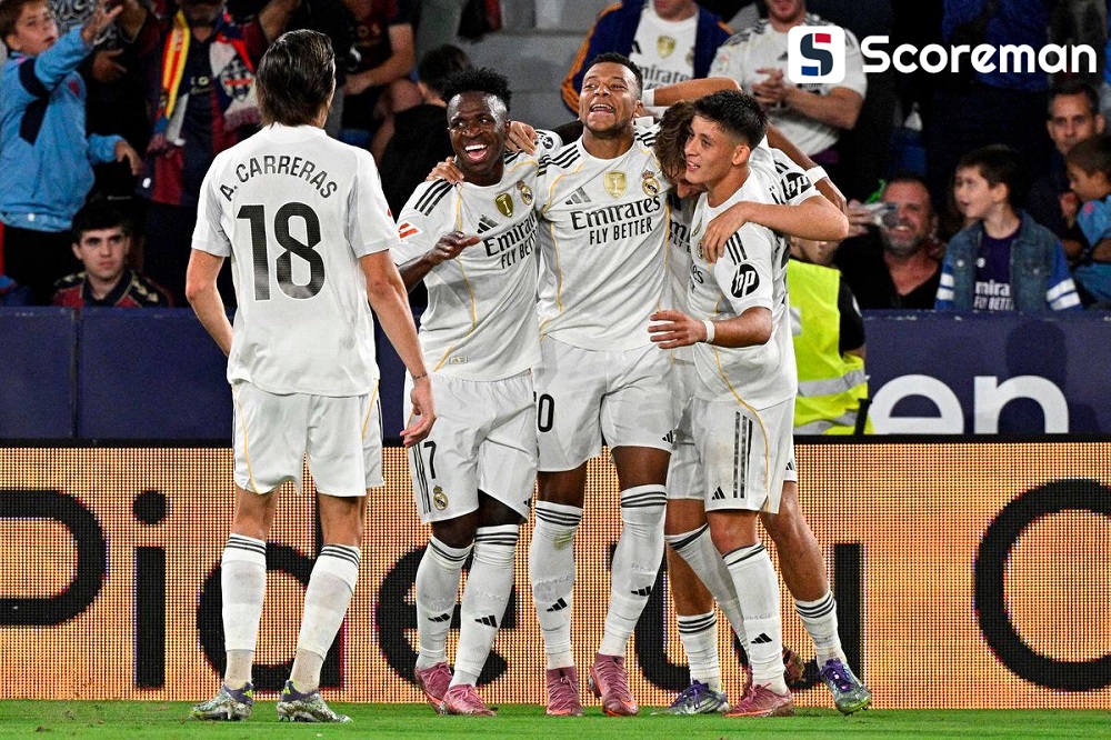 레알 마드리드, 라리가 개막 이후 6연승 질주...음바페 멀티골